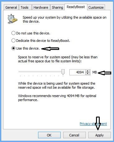 Biến USB thành bộ nhớ Ram trong windows
