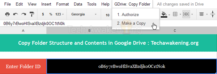 How to duplicate folder structure and contents in Google Drive