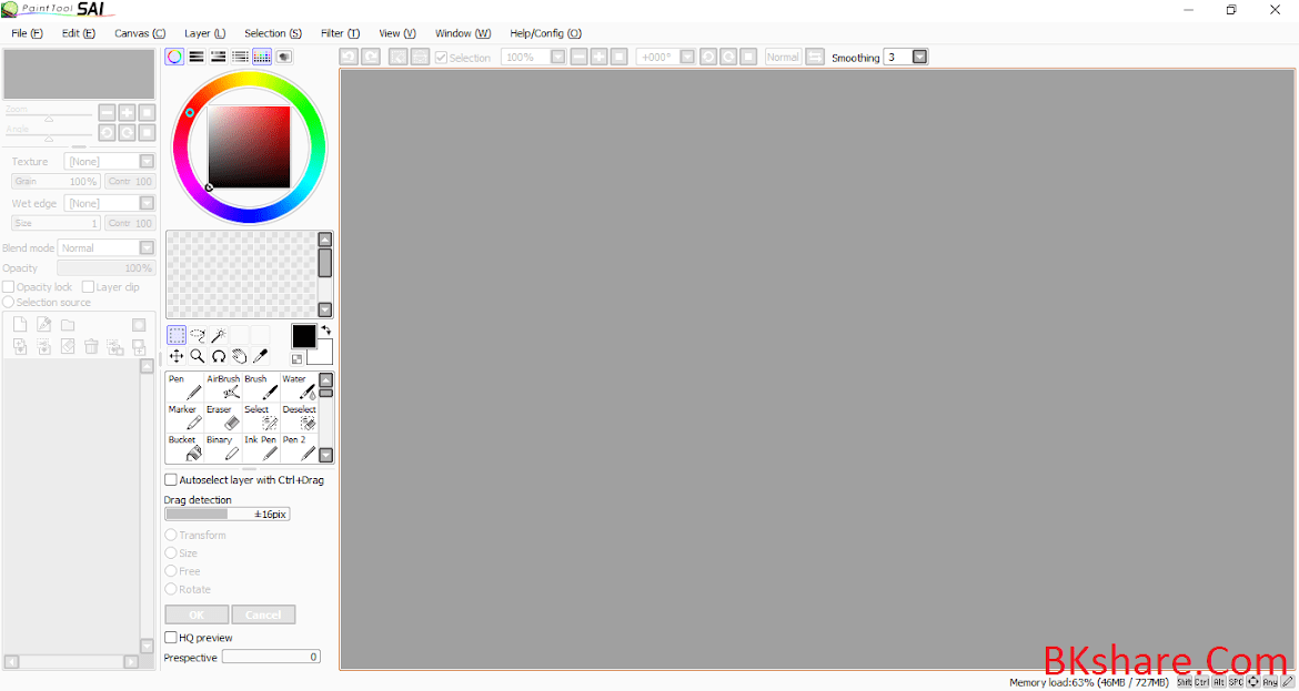 Download Paint tool SAI full crack - Phần mềm vẽ chuyên dụng cho Windows