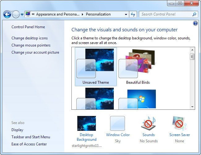 Thay đổi hình nền khởi động Windows 7