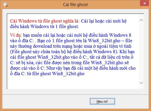 Download Easy Ghost - Phần mềm ghost windows dễ dàng